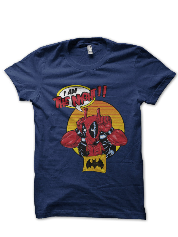 Deadpool Navy Blue Tee