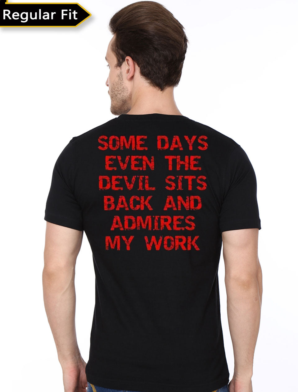 Thug Life Devil Quote Black T-Shirt