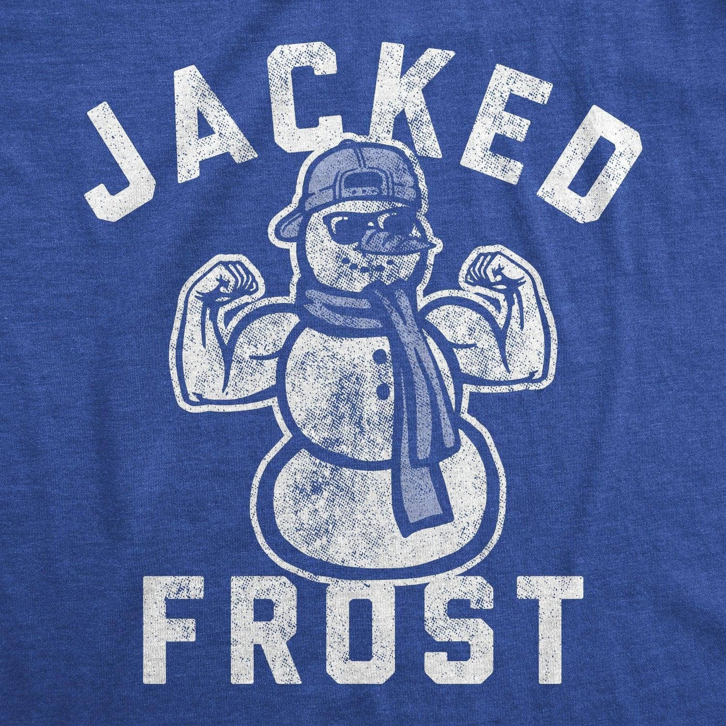 Jacked Frost Men's Tshirt Christmas Graphic Tee Western T