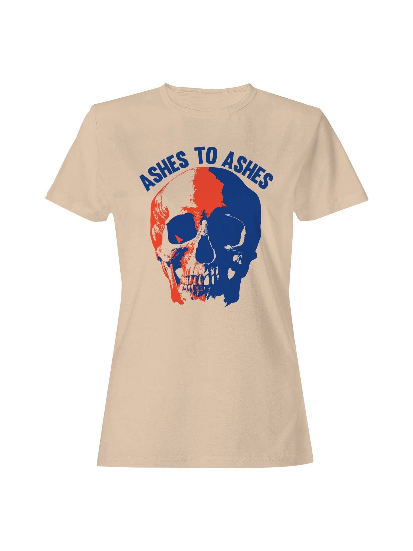 Ashes To Ashes Skull Art Women's T-Shirt