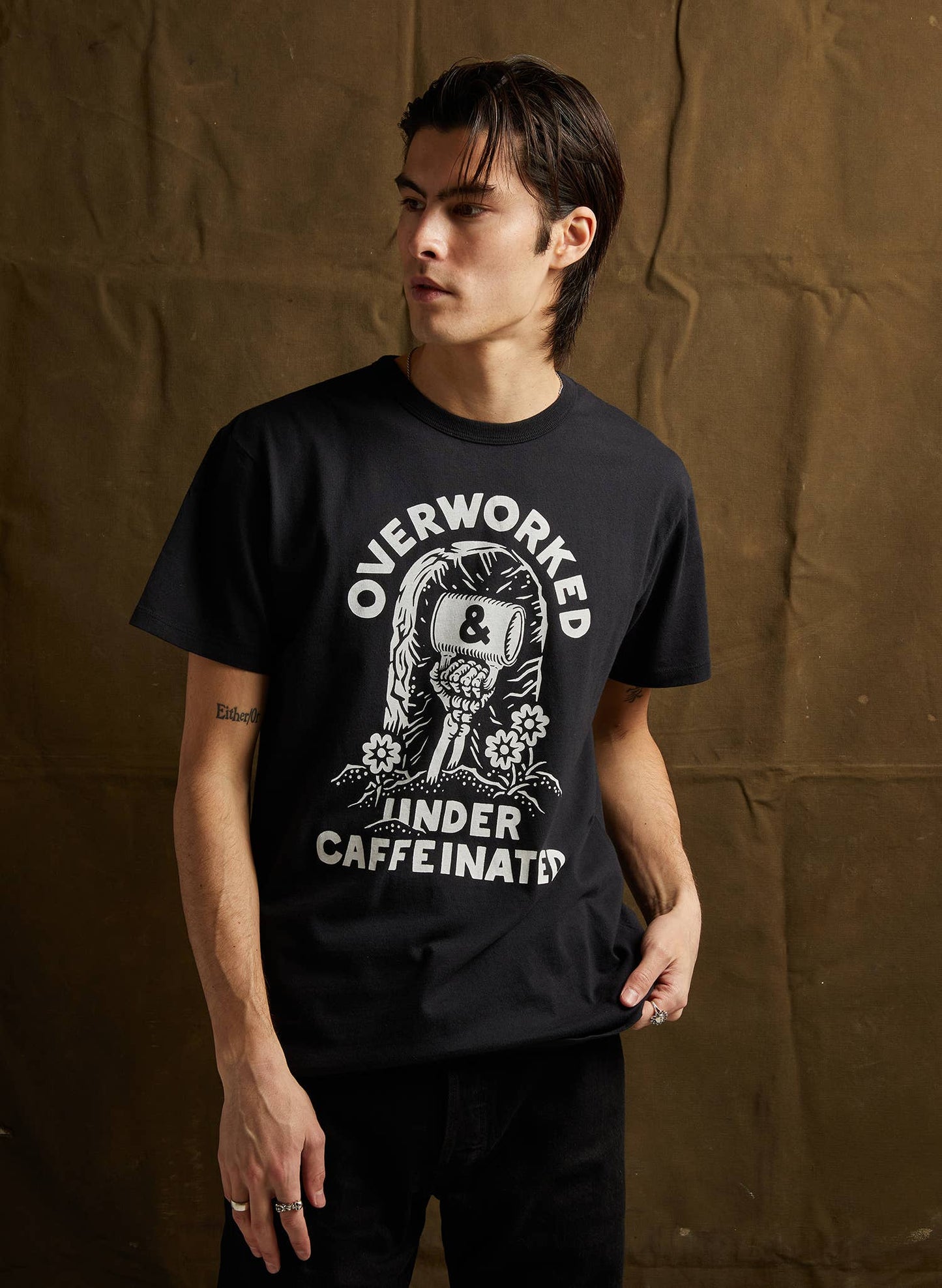 Over Worked Under Caffeinated Tee