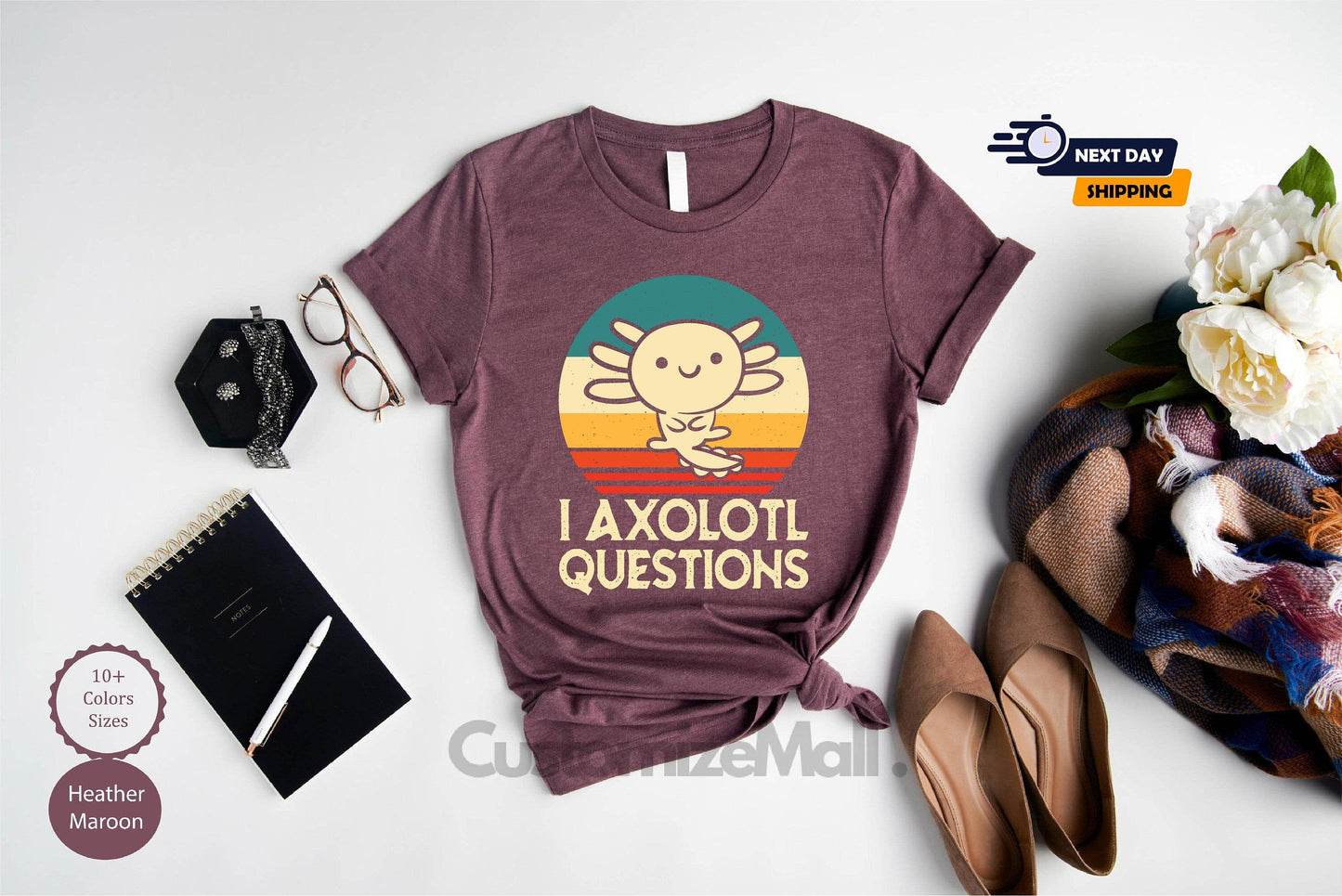 Kids Axolotl Party Tee - Salamander Lover Gift