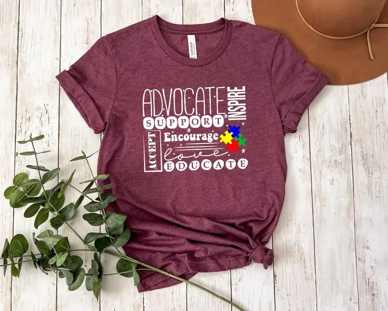Advocate T-Shirt, Autism Mom Shirt, Be Kind Shirt