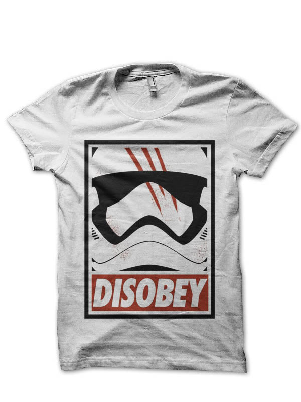 Disobey Black Half Sleeve T-Shirt