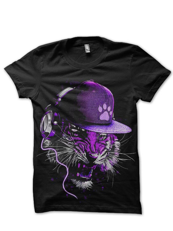 Wild DJ Black T-Shirt