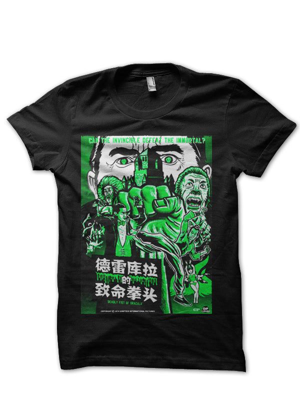Dracula Half Sleeve Black T-Shirt