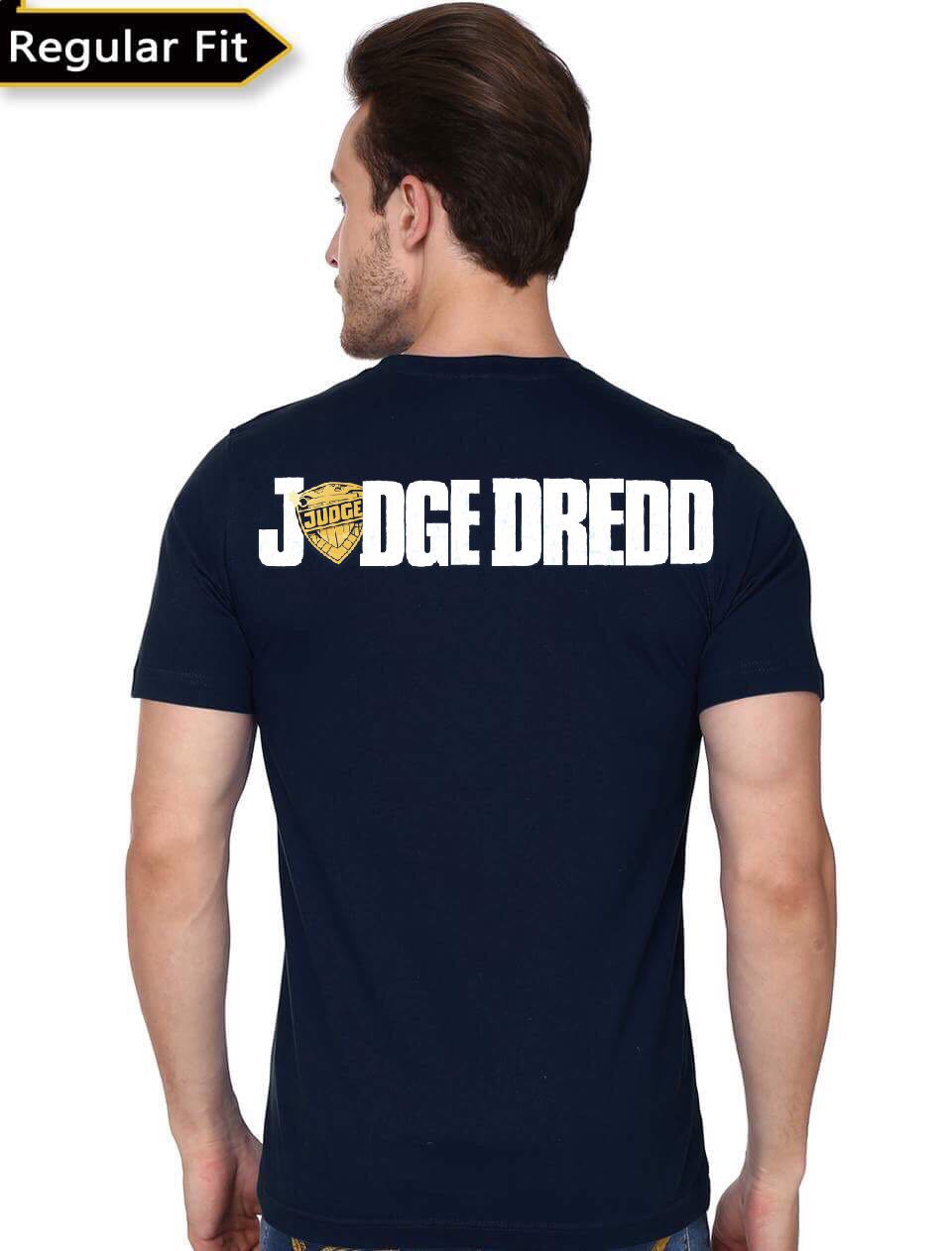 Judge Dredd Navy Blue T-Shirt