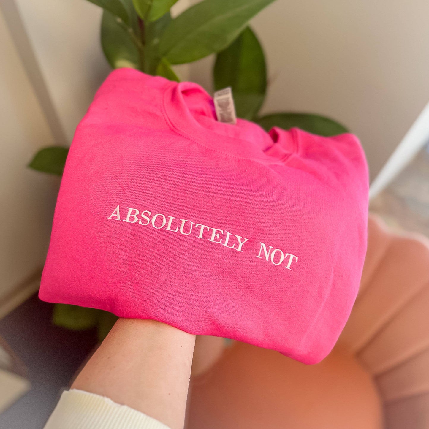 Custom Embroidered Sweatshirt, Embroidered, Snarky, Funny