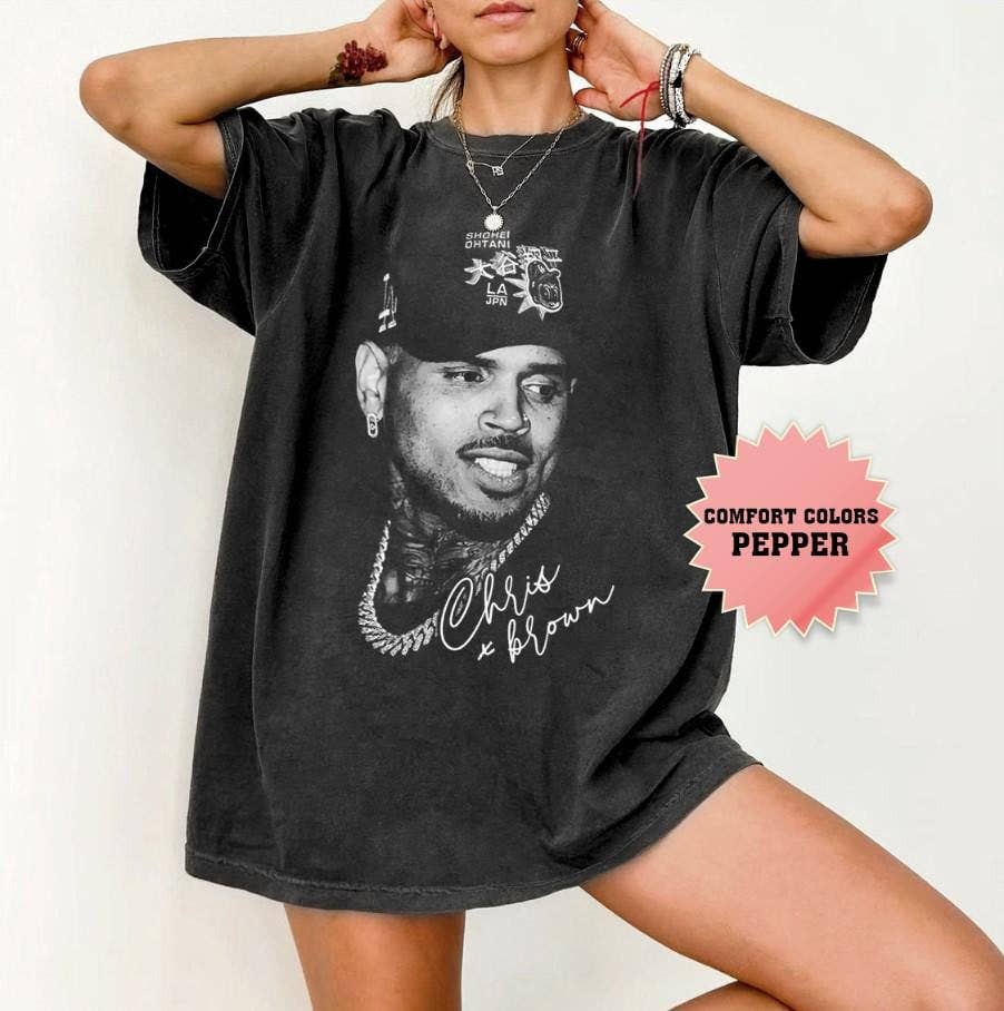 Chris Brown Vintage Concert Music Tee 2025