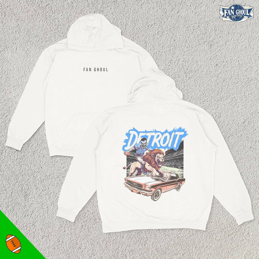 Detroit Football Hoodie Vintage American Team Sports Sweater