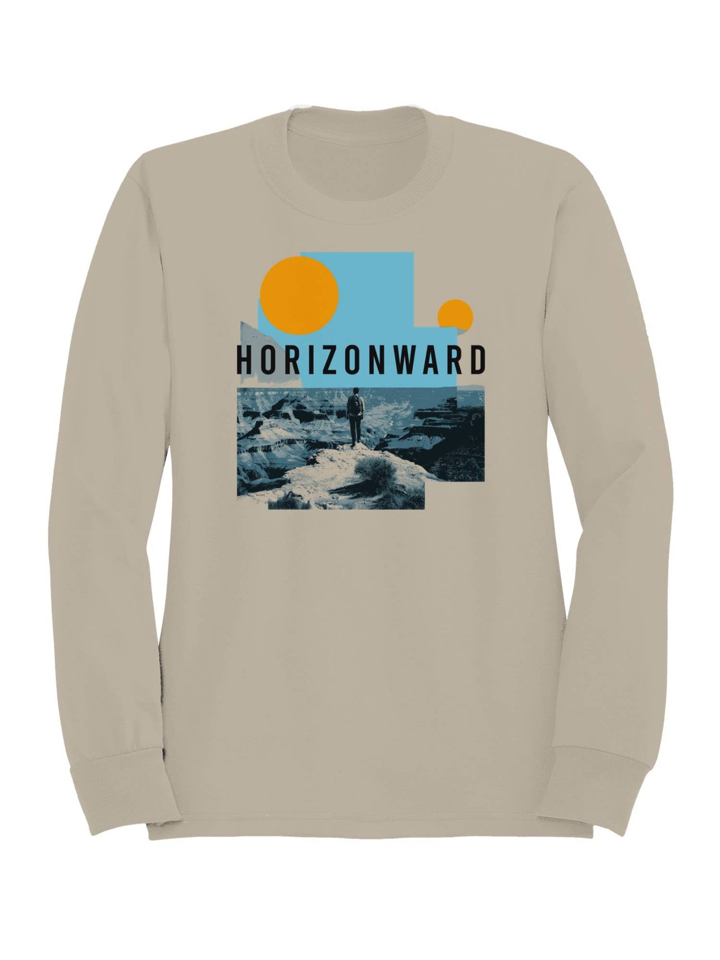 Horizonward Adventure Art Print Men's Sweatshirt