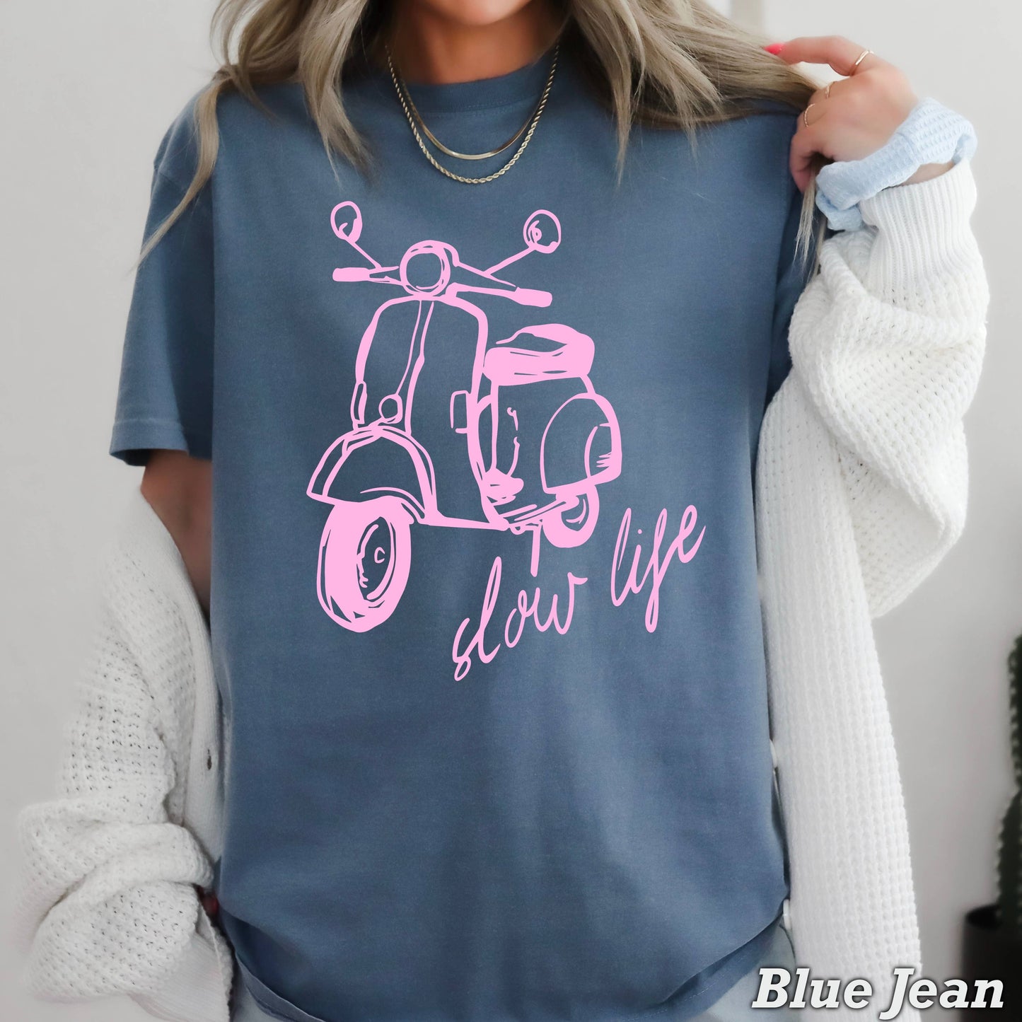 Slow Life Women’S Coastal Graphic Shirt | Comfort Color