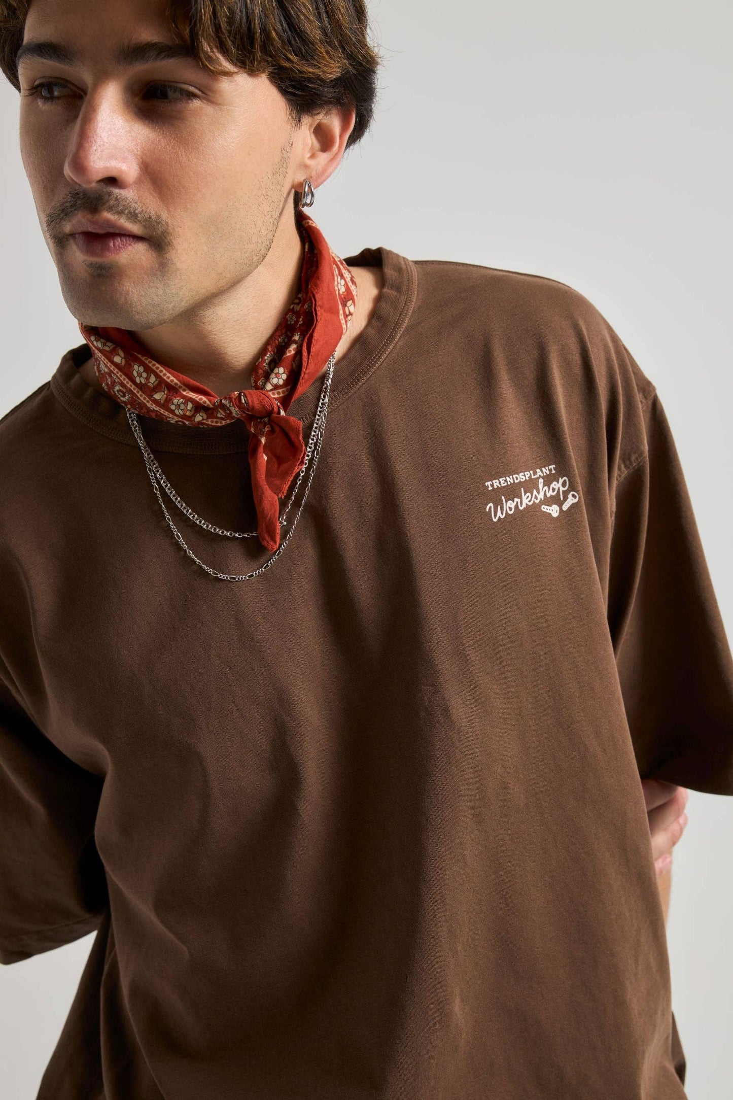Bench Oversized T-Shirt Saddle Brown