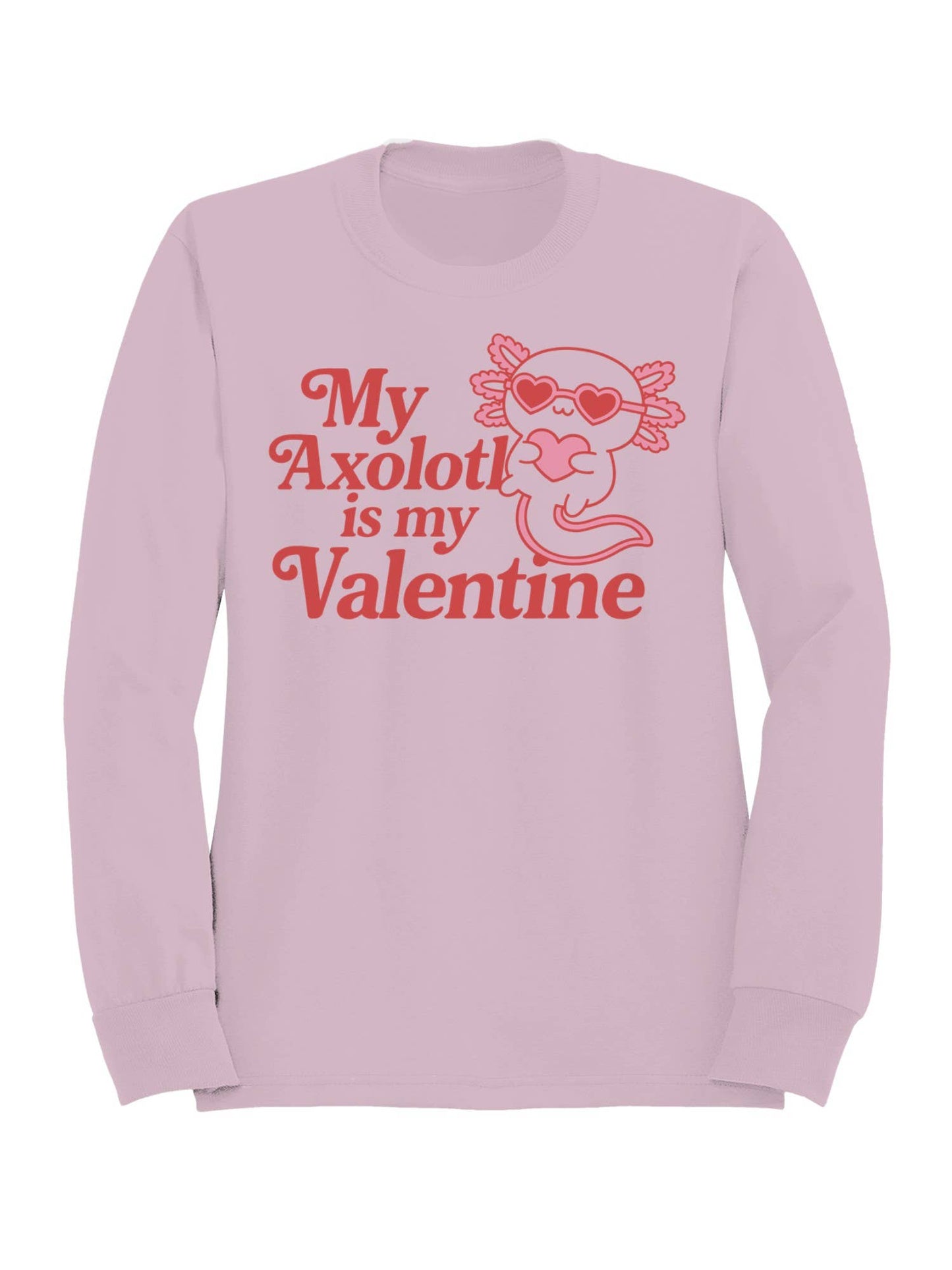Axolotl Heart Valentine Design Women's Sweatshirt
