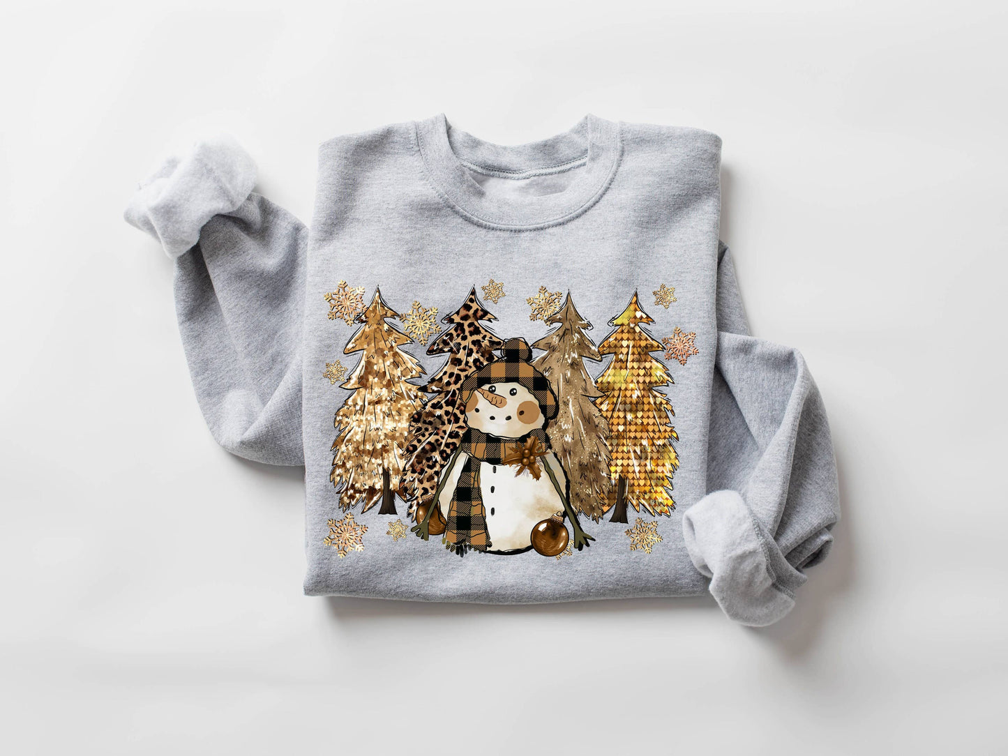 Christmas Tree Crewneck - Holiday Sweatshirt For Women