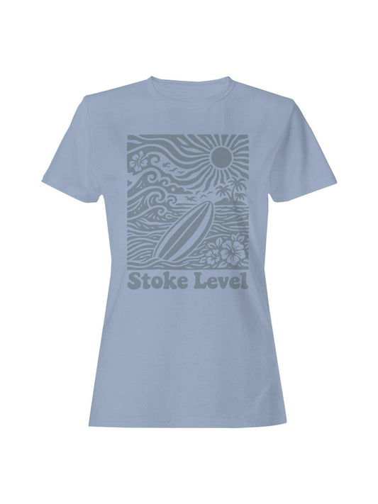 Surf Stoke Level Beach Vibes Women's T-Shirt