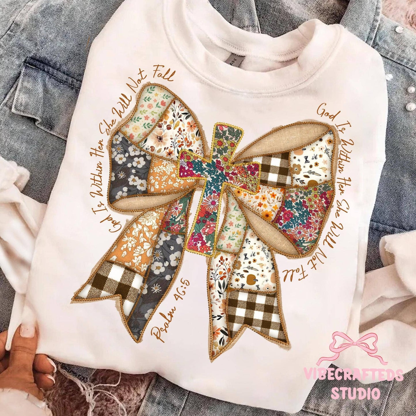 God Is Within Her Coquette Christian Faith Shirt