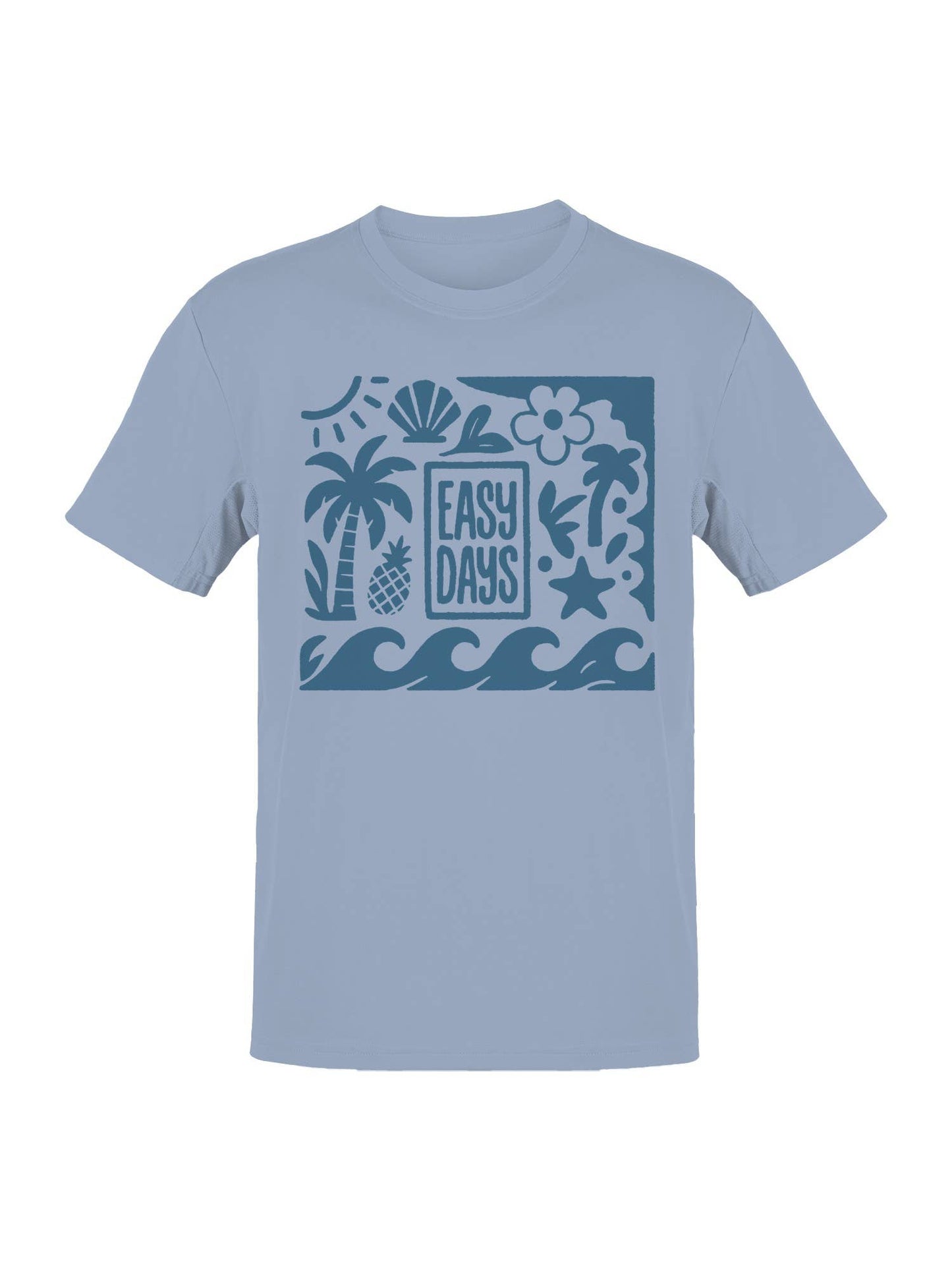 Easy Days Tropical Vibes Art Men's T-Shirt