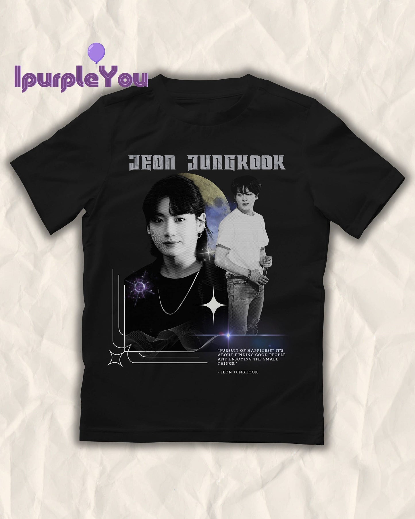 Jeon Jungkook Bts Motivational Quotes Vintage T-Shirt