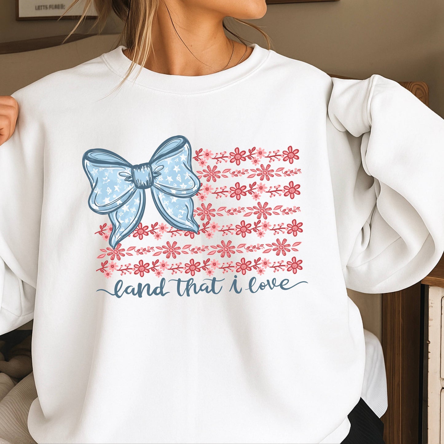 Land That I Love July 4th Sweatshirt | Gildan Brand
