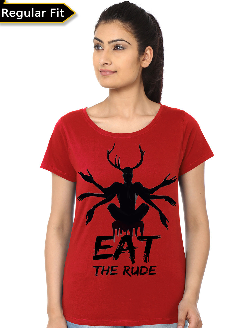 Hannibal Eat The Rude Girl’s Red T-Shirt