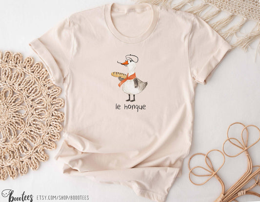 Le Honque Funny T-Shirt - Silly France Trip Vacation Tee