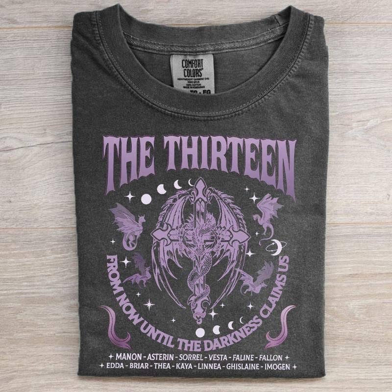 Throne of Glass Thirteen Tee - Darkness Claims Us
