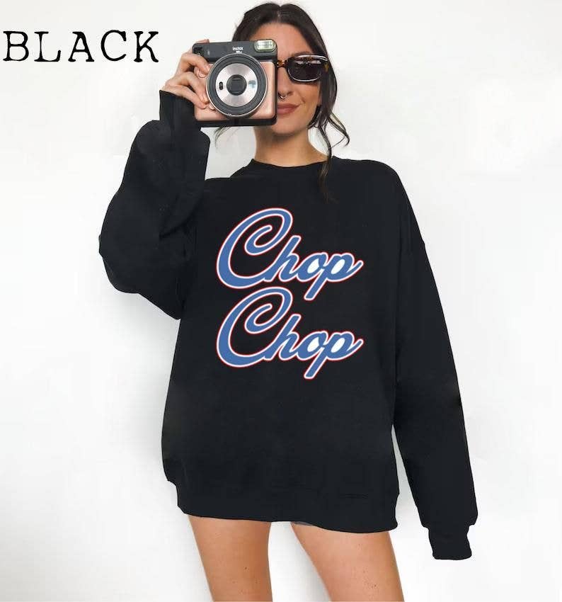 Braves Baseball Sweatshirt Retro Mlb Tee Game Day Fan Gift