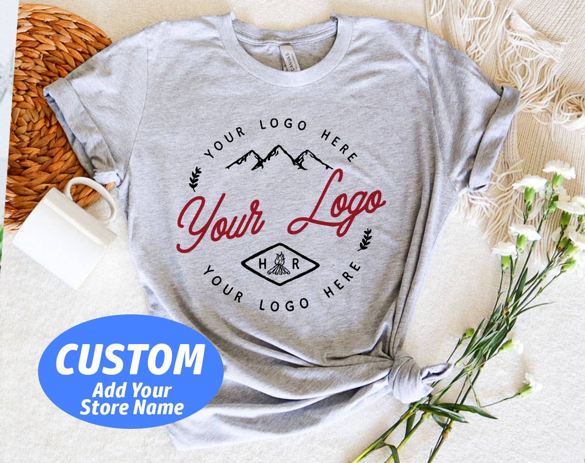 Custom Your Small Business or Store Logo T-Shirt
