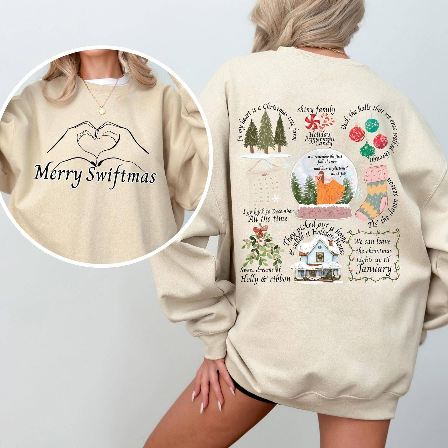 Merry Swiftmas Christmas Songs Lyrics Sweatshirt For Fans