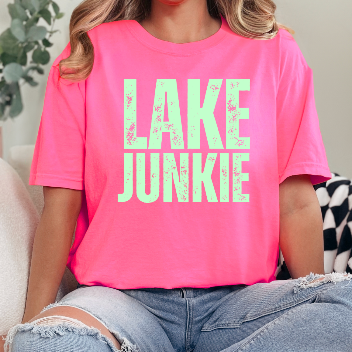 Lake Junkie Comfort Color Tee