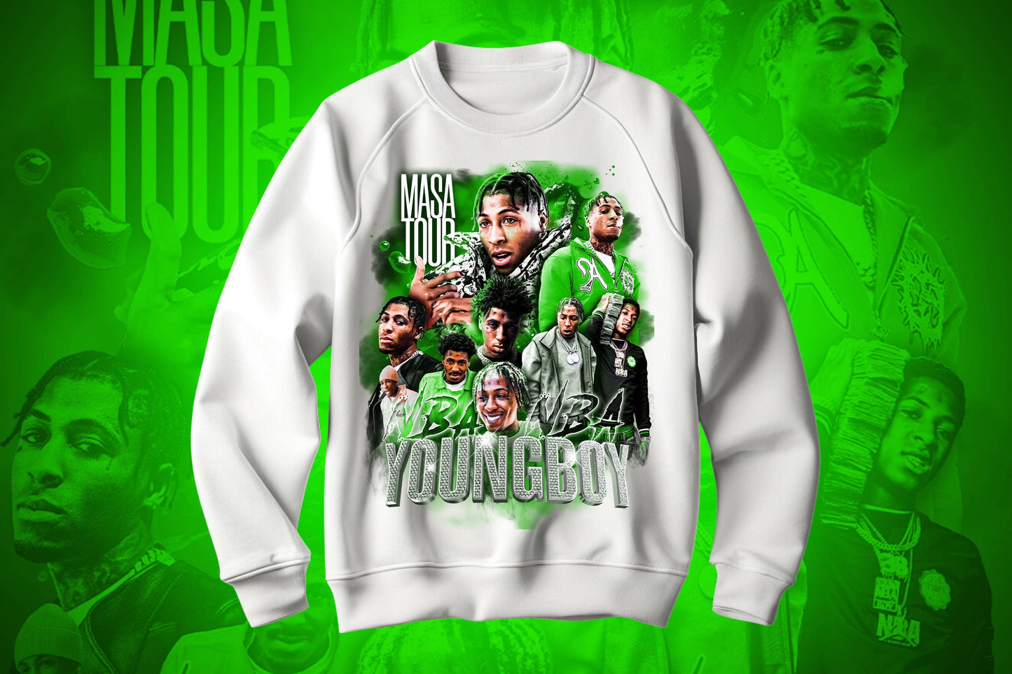 Nba Youngboy Masa Tour Shirt Design