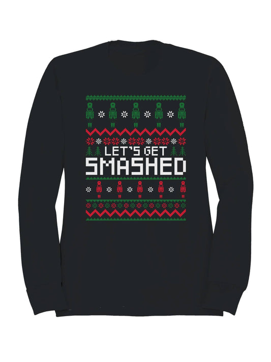 Festive Nutshell "Let's Get Smashed Men's Sweatshirt