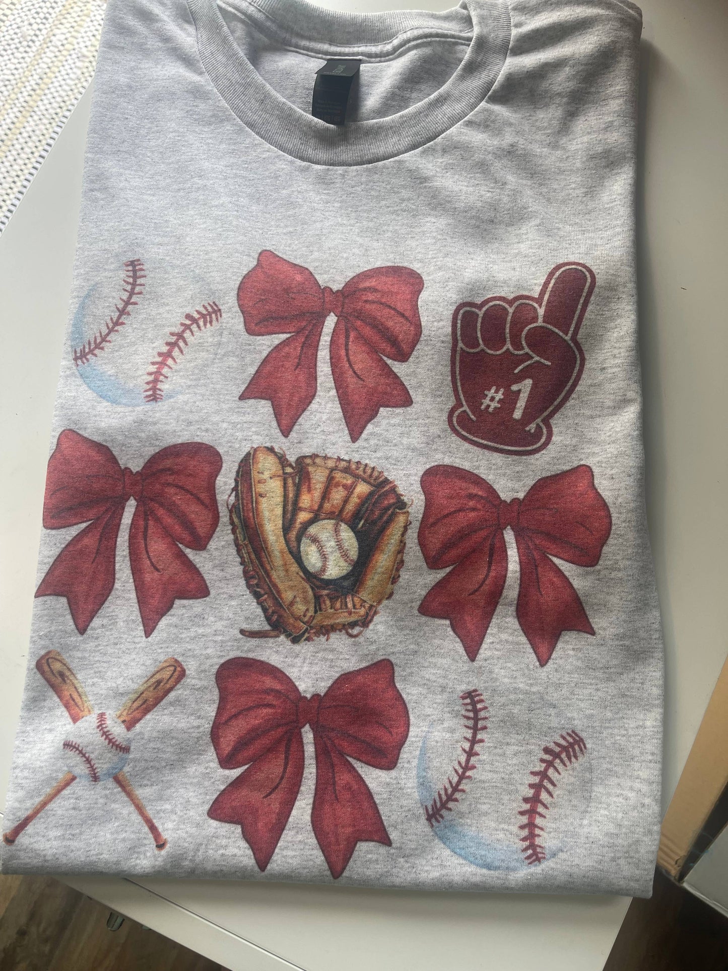 Baseball Gameday Bows T-Shirt