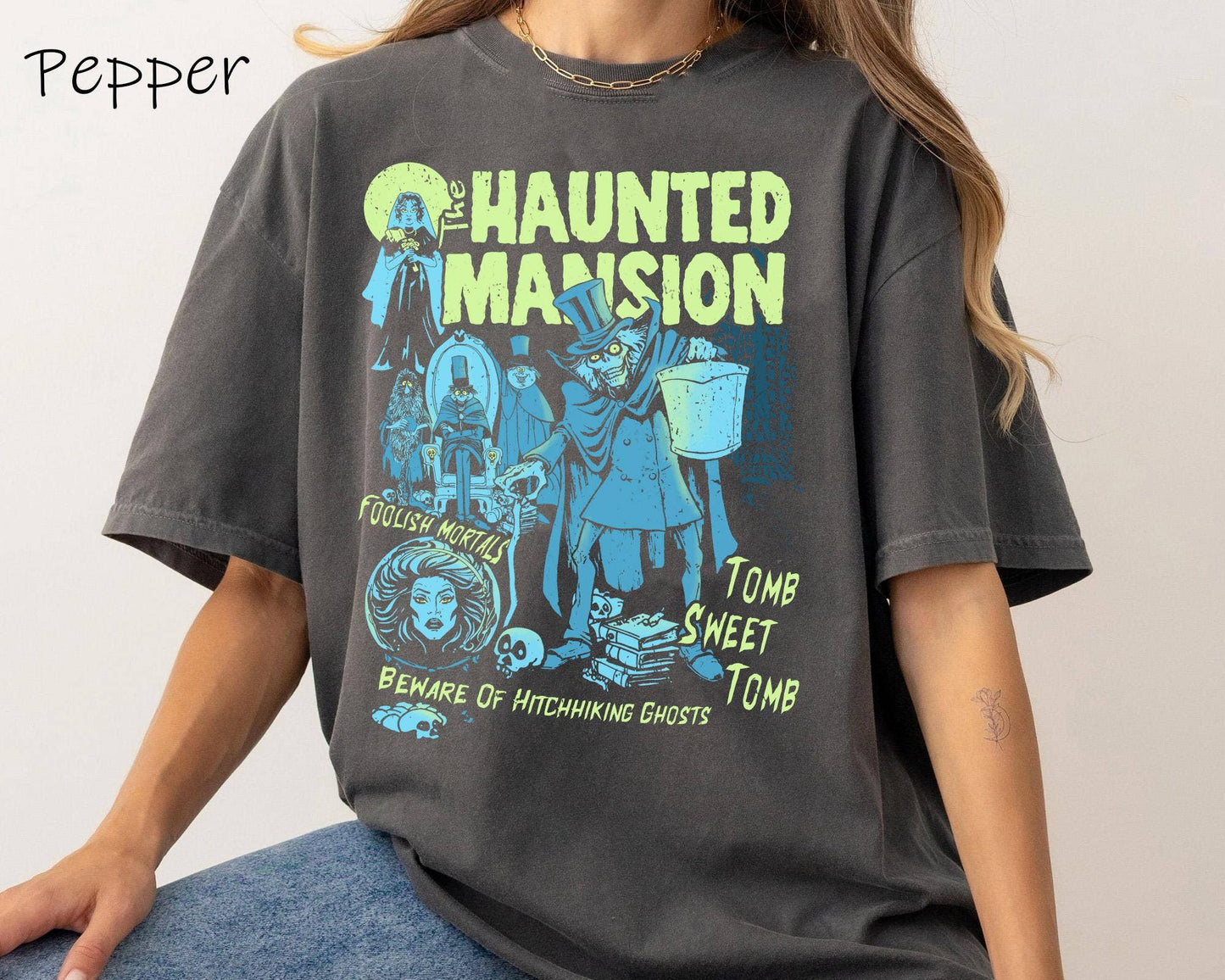 Haunted Mansion Halloween Party Comfort Colors Shirt