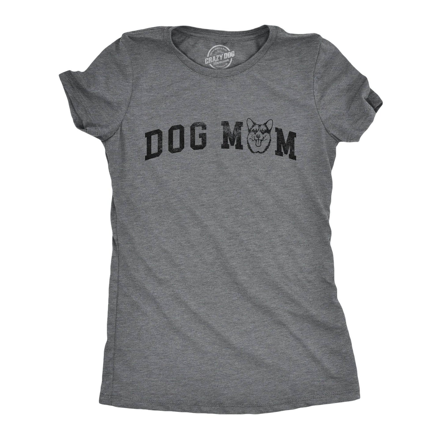 Dog Mom Corgi Womens Shirt Dog Graphic Tee Western Plus