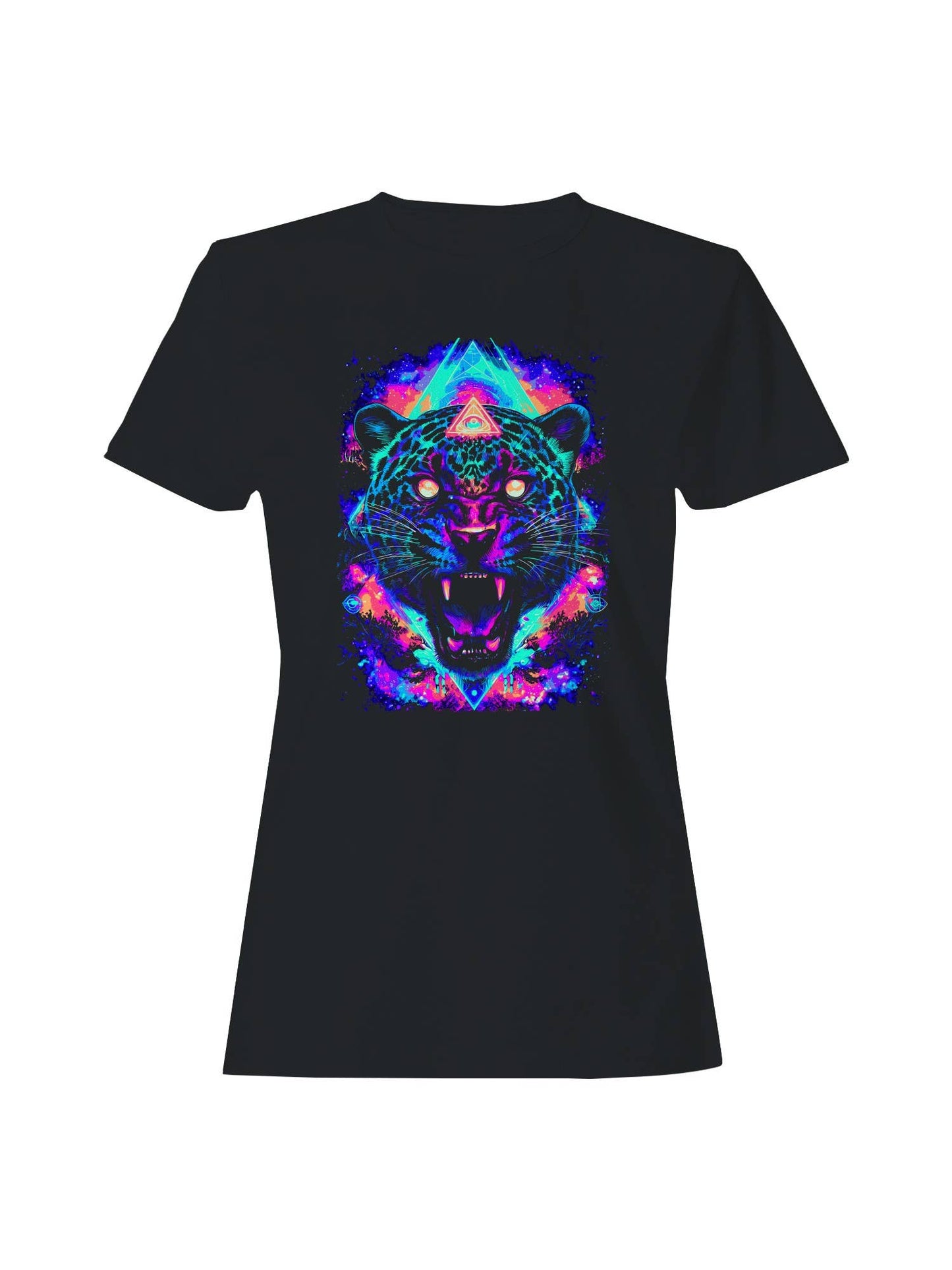 Neon Jaguar Visionary Roar Women's T-Shirt