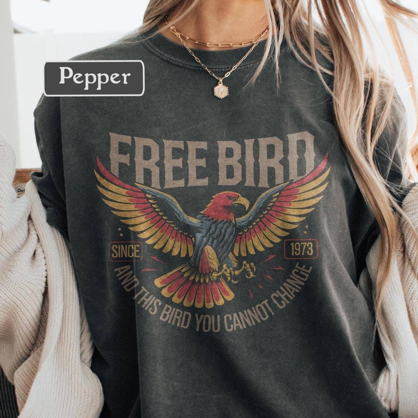 Vintage Lynyrd Skynyrd Free Bird Band Tshirt Retro