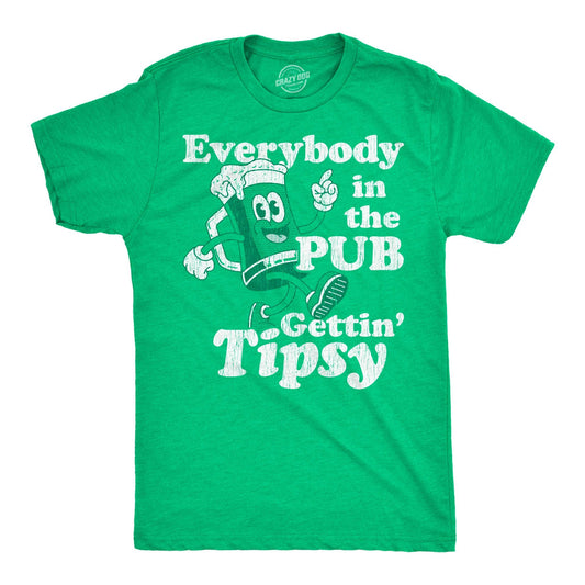 Everybody in the Pub Gettin Tipsy Men's T Shirt
