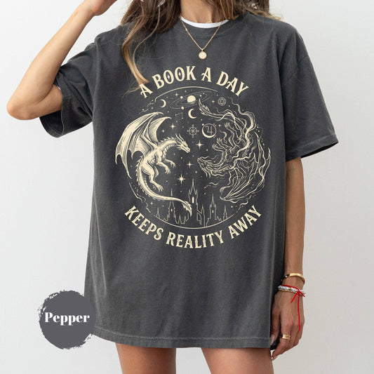 Dragon Fantasy Graphic Tee, Bookish Gift