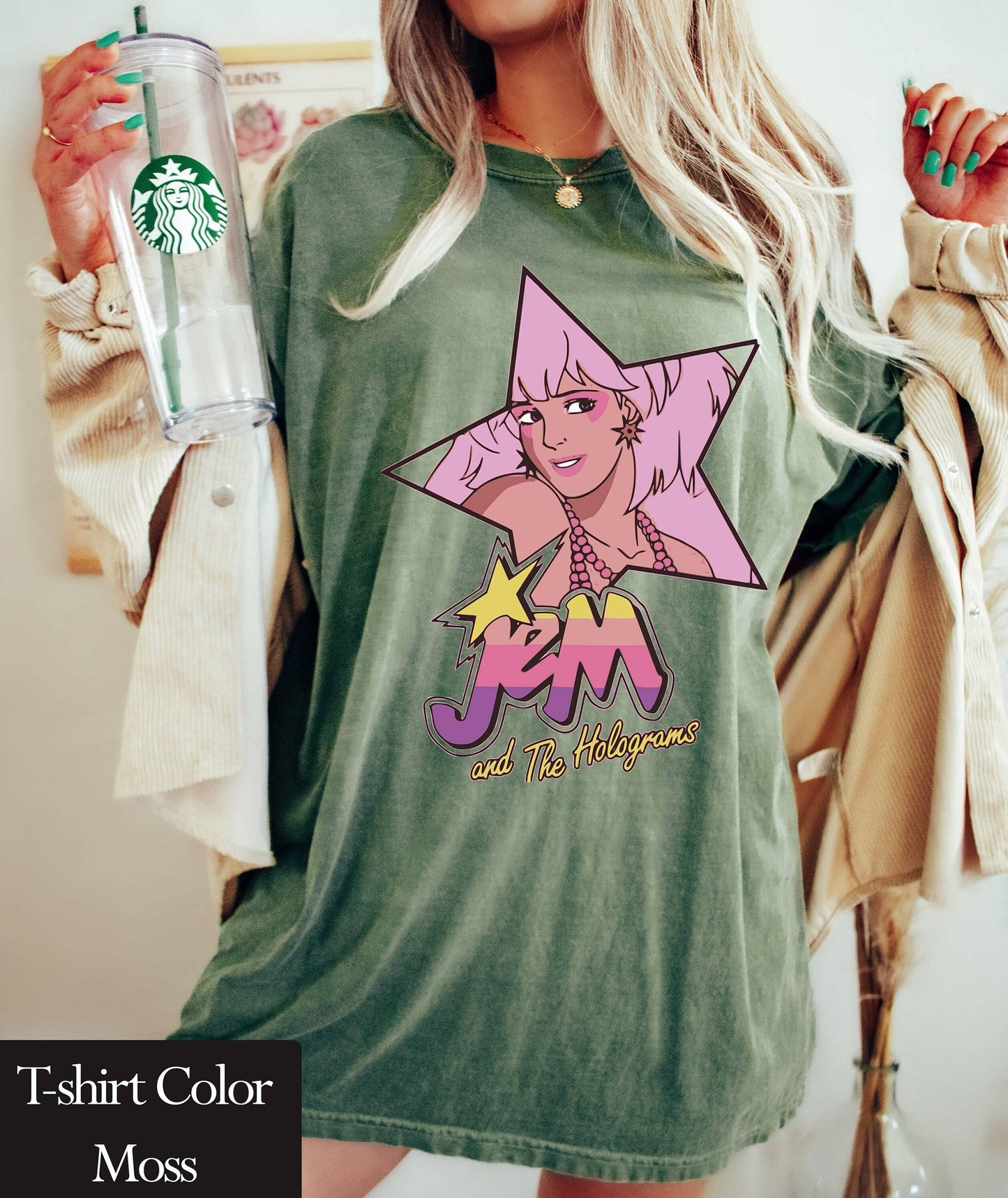 Jem and the Holograms 80s Nostalgia Good Vibes Shirt