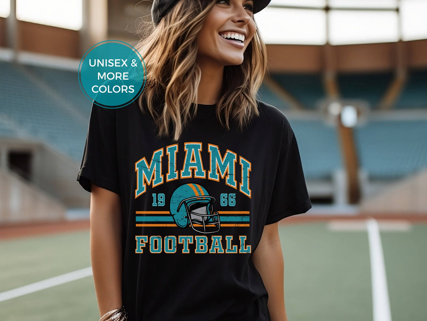 Rapid Miami Delivery Trendy Vintage Football T-Shirt