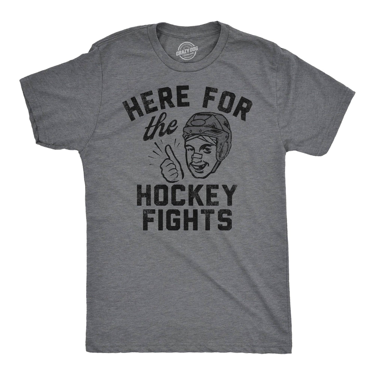 Here For the Hockey Fights Men's T Shirt