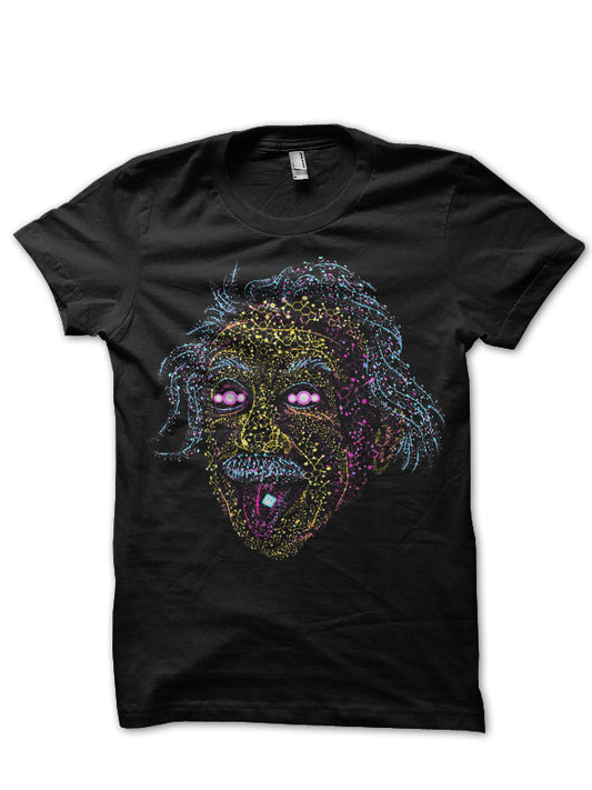 Einstein Black T-Shirt