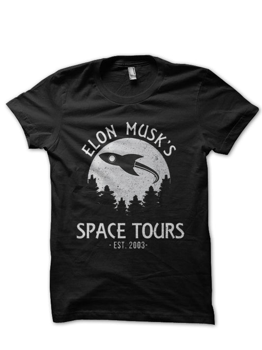Elon Musk’s Space Tours  Half Sleeve T-Shirt