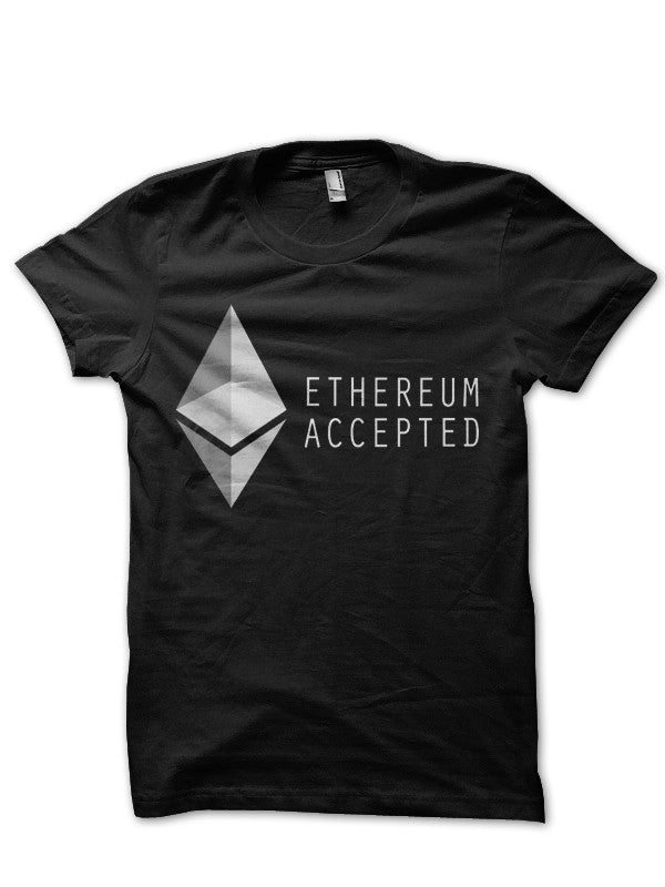 Ethereum Accepted Black T-Shirt