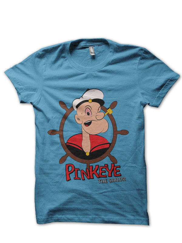 Pinkeye The Sailor Light Blue T-Shirt