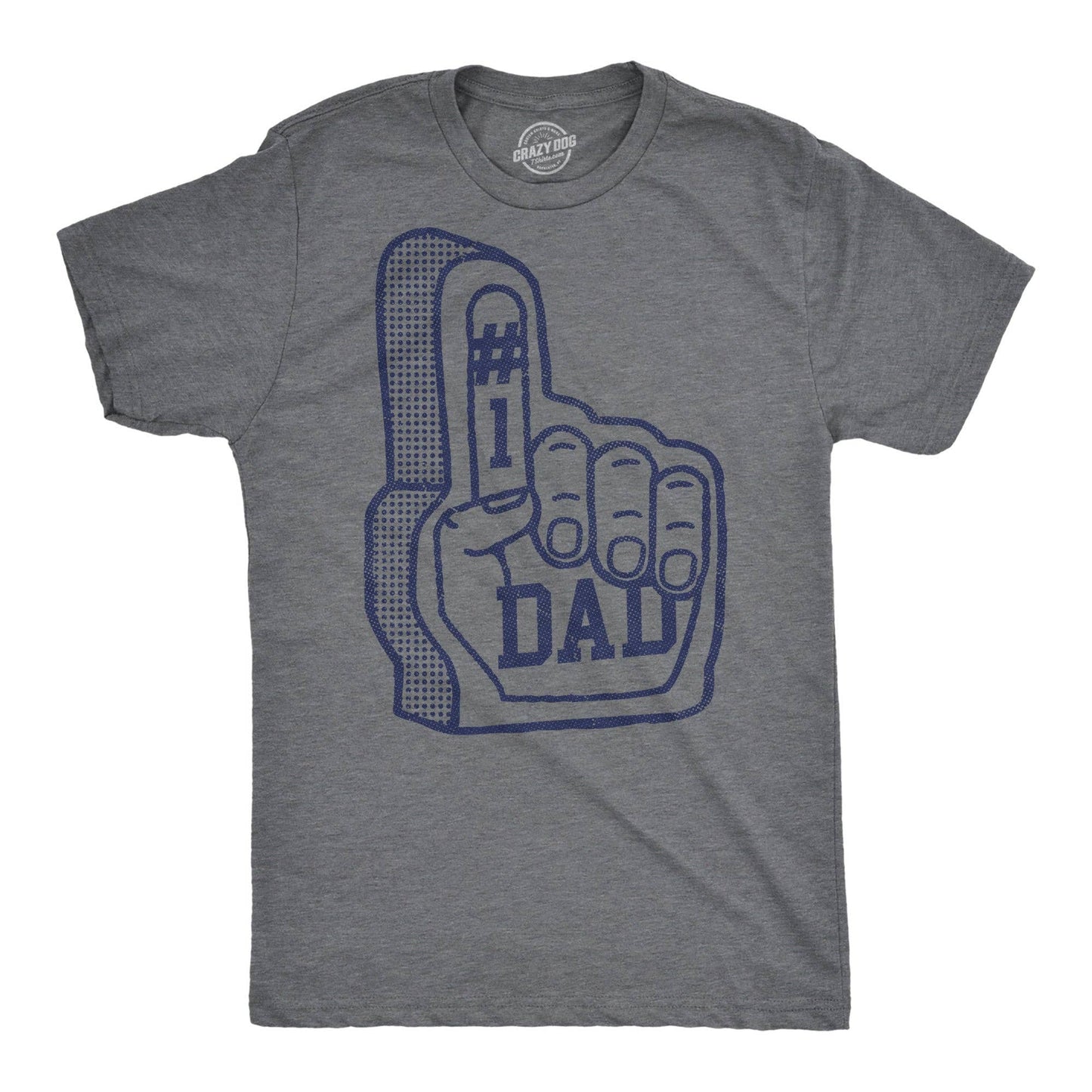Number One Dad Foam Finger Men's T Shirt