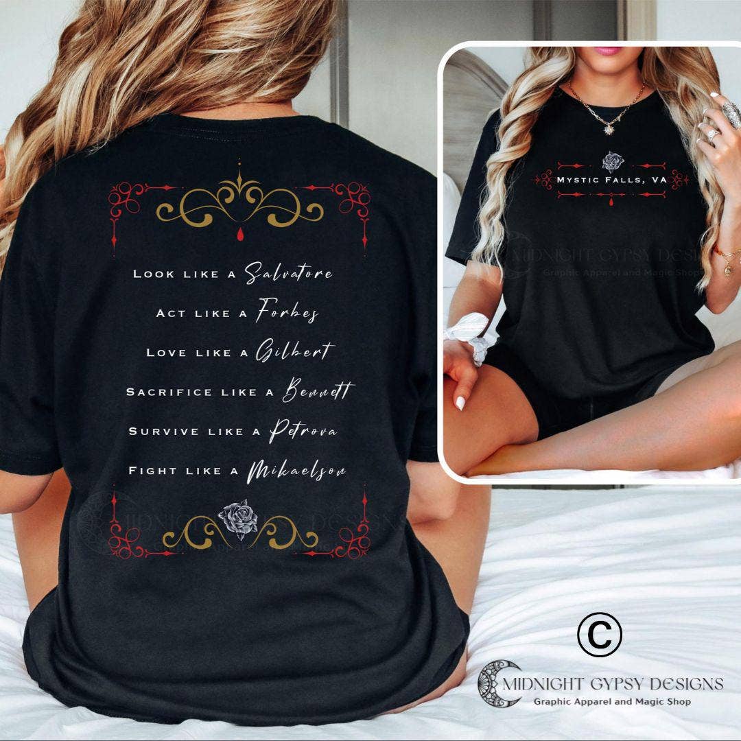 Mystic Falls Salvatore Brothers Shirt Collection