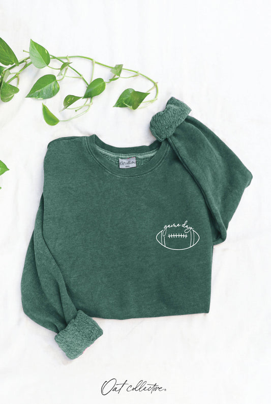 Game Day Football  Mineral Graphic Sweatshirt
